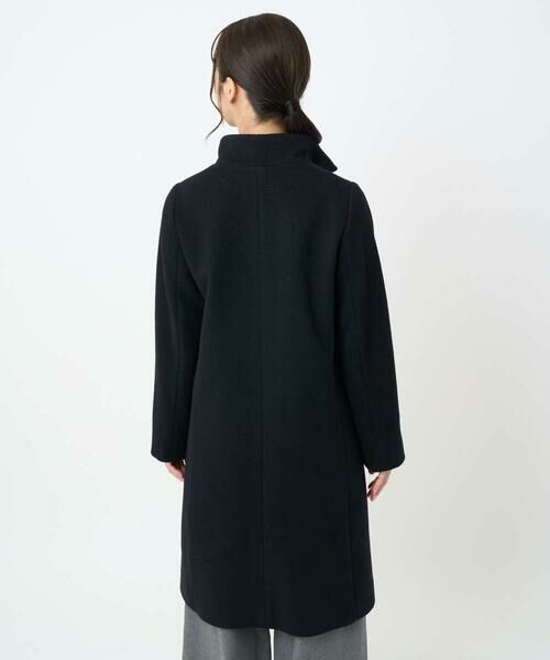 Maison de CINQ / メゾン ドゥ サンク その他アウター | 【小さいサイズ】SUPER100sウール スタンドカラーロングコート | 詳細9