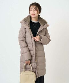 Maison de CINQ / メゾン ドゥ サンク ダウンジャケット・ベスト | 【小さいサイズ】ベーシックタフタ ロングダウンコート/撥水加工