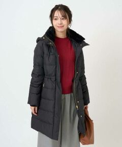 Maison de CINQ / メゾン ドゥ サンク ダウンジャケット・ベスト | 【小さいサイズ】ベーシックタフタ ロングダウンコート/撥水加工