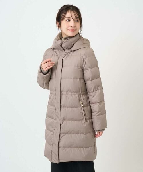 Maison de CINQ / メゾン ドゥ サンク ダウンジャケット・ベスト | 【小さいサイズ】ベーシックタフタ ロングダウンコート/撥水加工 | 詳細10