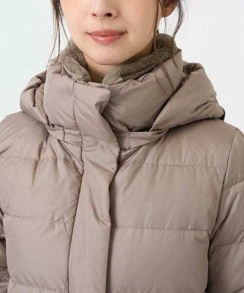 Maison de CINQ / メゾン ドゥ サンク ダウンジャケット・ベスト | 【小さいサイズ】ベーシックタフタ ロングダウンコート/撥水加工 | 詳細14