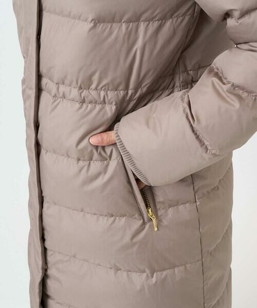 Maison de CINQ / メゾン ドゥ サンク ダウンジャケット・ベスト | 【小さいサイズ】ベーシックタフタ ロングダウンコート/撥水加工 | 詳細16