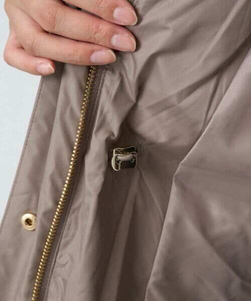 Maison de CINQ / メゾン ドゥ サンク ダウンジャケット・ベスト | 【小さいサイズ】ベーシックタフタ ロングダウンコート/撥水加工 | 詳細24