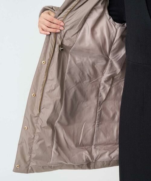 Maison de CINQ / メゾン ドゥ サンク ダウンジャケット・ベスト | 【小さいサイズ】ベーシックタフタ ロングダウンコート/撥水加工 | 詳細25