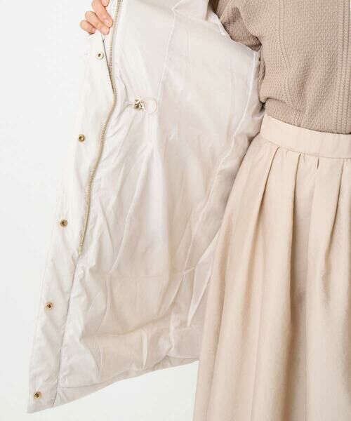 Maison de CINQ / メゾン ドゥ サンク ダウンジャケット・ベスト | 【小さいサイズ】ベーシックタフタ ロングダウンコート/撥水加工 | 詳細27