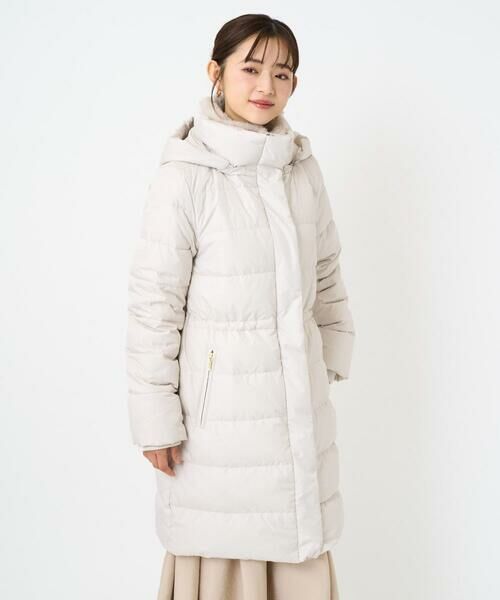 Maison de CINQ / メゾン ドゥ サンク ダウンジャケット・ベスト | 【小さいサイズ】ベーシックタフタ ロングダウンコート/撥水加工 | 詳細5