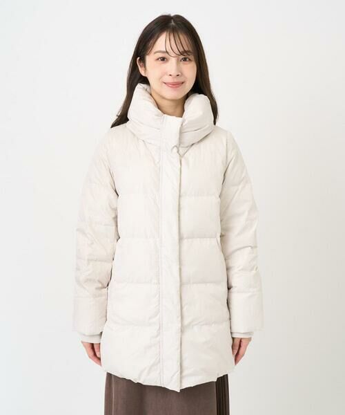 Maison de CINQ / メゾン ドゥ サンク ダウンジャケット・ベスト | 【小さいサイズ】ベーシックタフタ ミドルダウンコート/撥水加工 | 詳細10