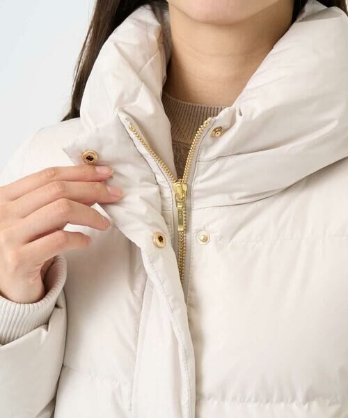 Maison de CINQ / メゾン ドゥ サンク ダウンジャケット・ベスト | 【小さいサイズ】ベーシックタフタ ミドルダウンコート/撥水加工 | 詳細14