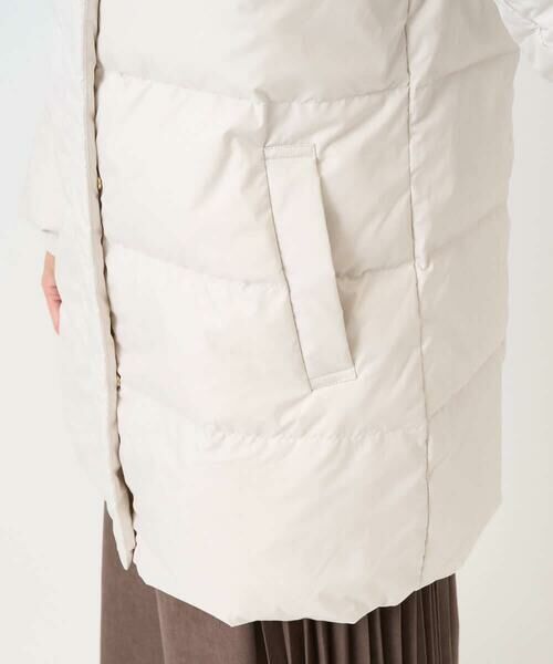 Maison de CINQ / メゾン ドゥ サンク ダウンジャケット・ベスト | 【小さいサイズ】ベーシックタフタ ミドルダウンコート/撥水加工 | 詳細16