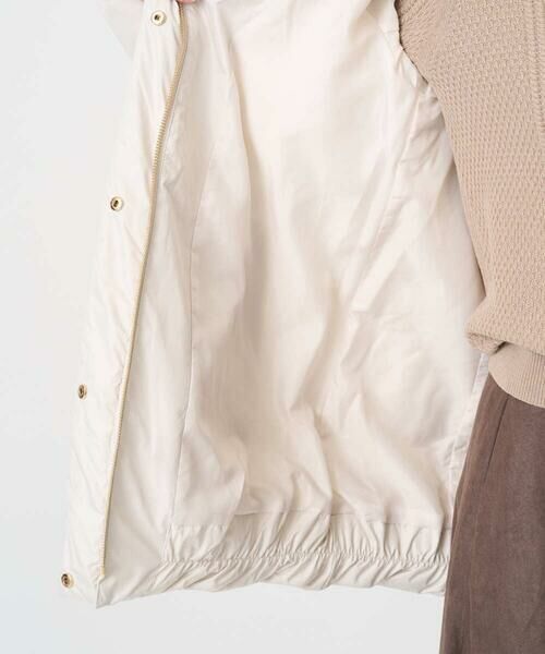 Maison de CINQ / メゾン ドゥ サンク ダウンジャケット・ベスト | 【小さいサイズ】ベーシックタフタ ミドルダウンコート/撥水加工 | 詳細18