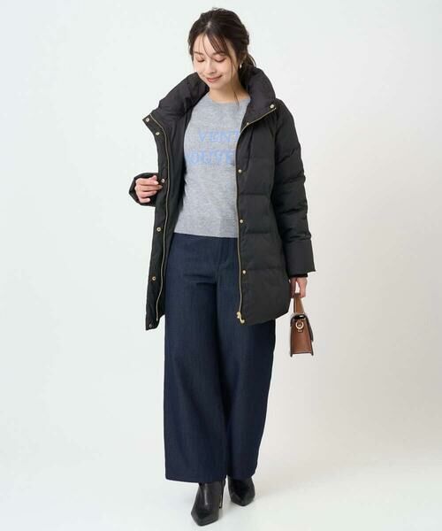 Maison de CINQ / メゾン ドゥ サンク ダウンジャケット・ベスト | 【小さいサイズ】ベーシックタフタ ミドルダウンコート/撥水加工 | 詳細23