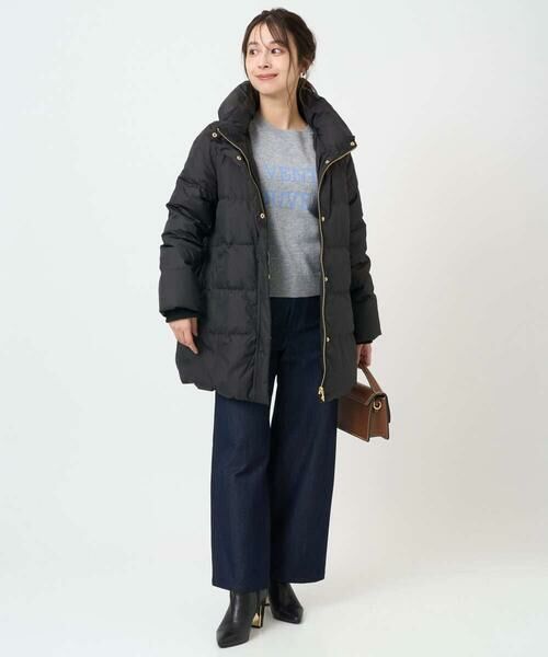 Maison de CINQ / メゾン ドゥ サンク ダウンジャケット・ベスト | 【小さいサイズ】ベーシックタフタ ミドルダウンコート/撥水加工 | 詳細24