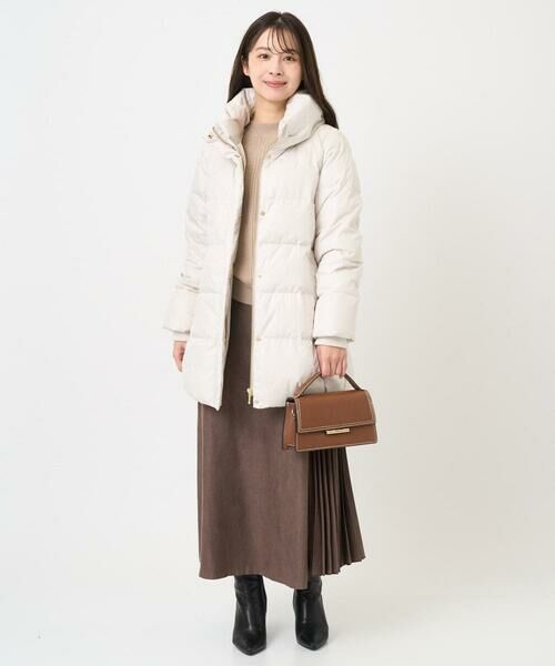 Maison de CINQ / メゾン ドゥ サンク ダウンジャケット・ベスト | 【小さいサイズ】ベーシックタフタ ミドルダウンコート/撥水加工 | 詳細25