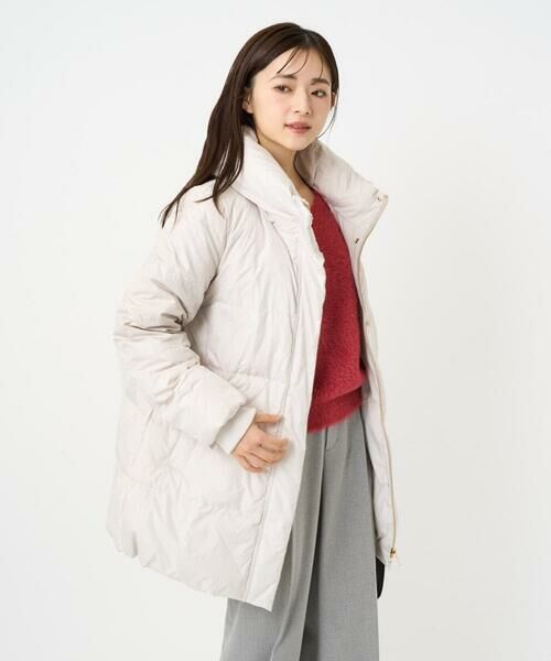 Maison de CINQ / メゾン ドゥ サンク ダウンジャケット・ベスト | 【小さいサイズ】ベーシックタフタ ミドルダウンコート/撥水加工 | 詳細3