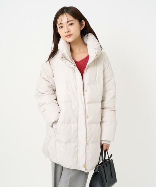 Maison de CINQ / メゾン ドゥ サンク ダウンジャケット・ベスト | 【小さいサイズ】ベーシックタフタ ミドルダウンコート/撥水加工 | 詳細4