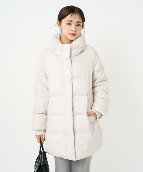 Maison de CINQ / メゾン ドゥ サンク ダウンジャケット・ベスト | 【小さいサイズ】ベーシックタフタ ミドルダウンコート/撥水加工 | 詳細5