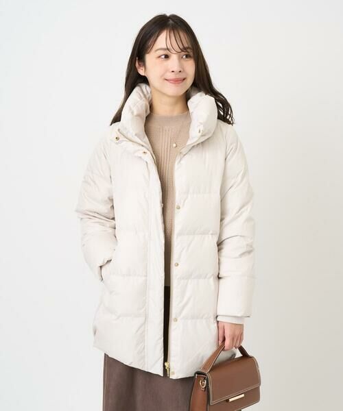 Maison de CINQ / メゾン ドゥ サンク ダウンジャケット・ベスト | 【小さいサイズ】ベーシックタフタ ミドルダウンコート/撥水加工 | 詳細7