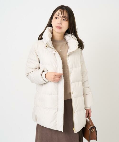 Maison de CINQ / メゾン ドゥ サンク ダウンジャケット・ベスト | 【小さいサイズ】ベーシックタフタ ミドルダウンコート/撥水加工 | 詳細8