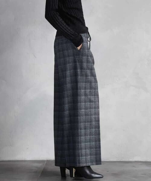 Maison de CINQ / メゾン ドゥ サンク チノ・ワークパンツ | [小さいサイズ]2WAYストレッチチェックワイドパンツ | 詳細1