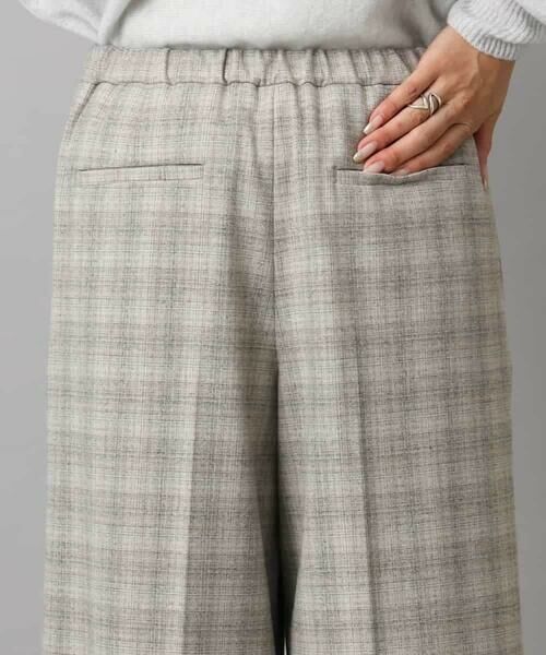 Maison de CINQ / メゾン ドゥ サンク チノ・ワークパンツ | [小さいサイズ]2WAYストレッチチェックワイドパンツ | 詳細10