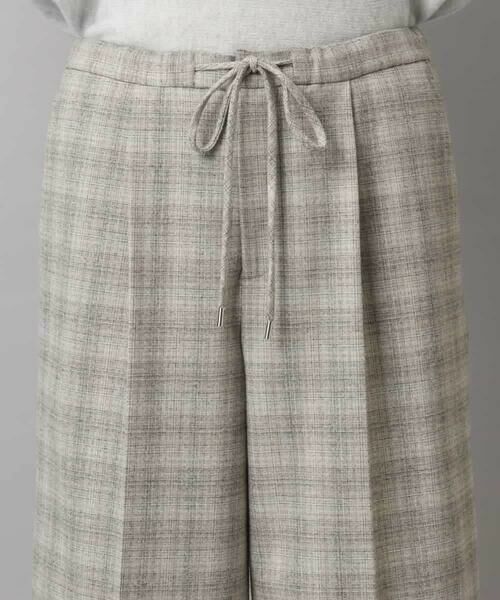 Maison de CINQ / メゾン ドゥ サンク チノ・ワークパンツ | [小さいサイズ]2WAYストレッチチェックワイドパンツ | 詳細11