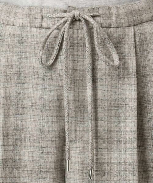 Maison de CINQ / メゾン ドゥ サンク チノ・ワークパンツ | [小さいサイズ]2WAYストレッチチェックワイドパンツ | 詳細12