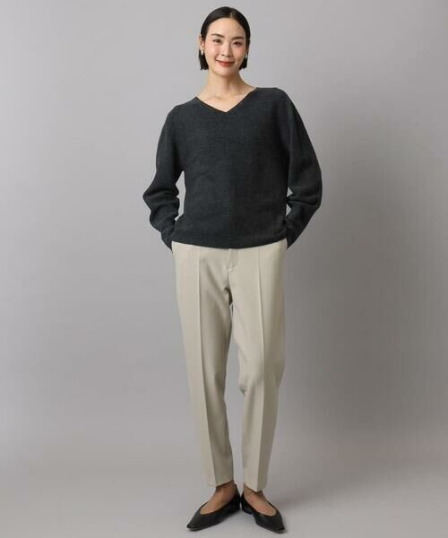 Maison de CINQ / メゾン ドゥ サンク その他パンツ | [小さいサイズ]［定番人気/新色追加］裏起毛ワイドクロップドパンツ(機能素材) | 詳細14