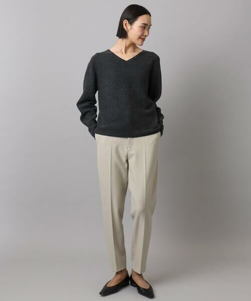 Maison de CINQ / メゾン ドゥ サンク その他パンツ | [小さいサイズ]［定番人気/新色追加］裏起毛ワイドクロップドパンツ(機能素材) | 詳細15