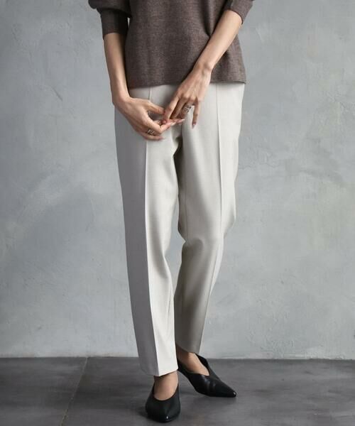 Maison de CINQ / メゾン ドゥ サンク その他パンツ | [小さいサイズ]［定番人気/新色追加］裏起毛ワイドクロップドパンツ(機能素材) | 詳細2