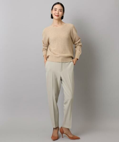 Maison de CINQ / メゾン ドゥ サンク その他パンツ | [小さいサイズ]［定番人気/新色追加］裏起毛ワイドクロップドパンツ(機能素材) | 詳細21