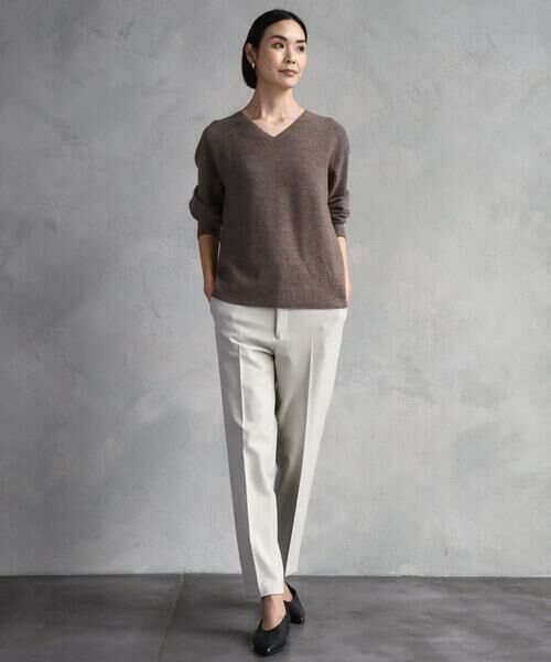 Maison de CINQ / メゾン ドゥ サンク その他パンツ | [小さいサイズ]［定番人気/新色追加］裏起毛ワイドクロップドパンツ(機能素材) | 詳細25