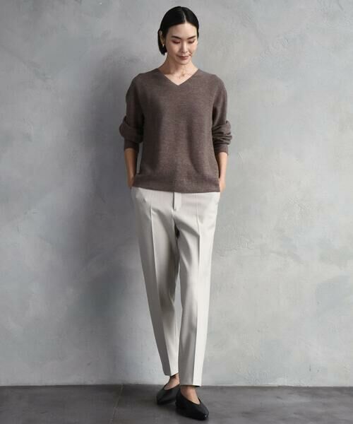 Maison de CINQ / メゾン ドゥ サンク その他パンツ | [小さいサイズ]［定番人気/新色追加］裏起毛ワイドクロップドパンツ(機能素材) | 詳細26