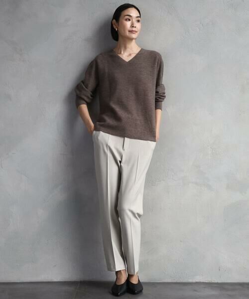 Maison de CINQ / メゾン ドゥ サンク その他パンツ | [小さいサイズ]［定番人気/新色追加］裏起毛ワイドクロップドパンツ(機能素材) | 詳細27