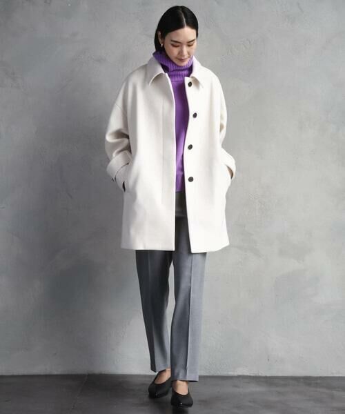 Maison de CINQ / メゾン ドゥ サンク その他パンツ | [小さいサイズ]［定番人気/新色追加］裏起毛ワイドクロップドパンツ(機能素材) | 詳細30