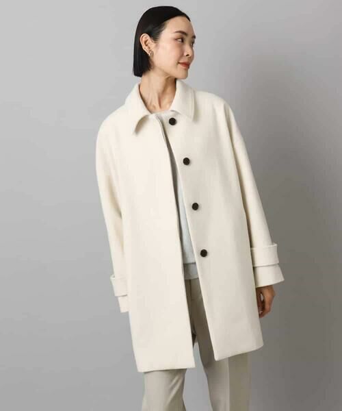 Maison de CINQ / メゾン ドゥ サンク ステンカラーコート | [小さいサイズ]スーパー100sウールステンカラーコート | 詳細6