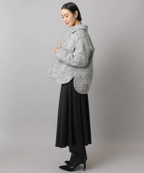 Maison de CINQ / メゾン ドゥ サンク その他アウター | [小さいサイズ]ファンシーツイードCPOジャケット | 詳細3