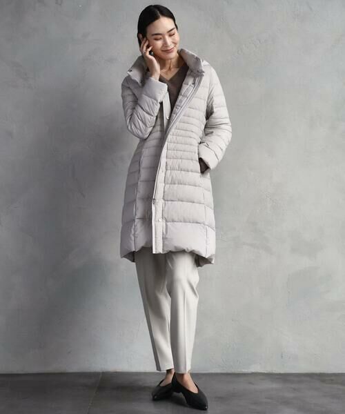Maison de CINQ / メゾン ドゥ サンク その他アウター | [小さいサイズ][定番人気]2WAYストレッチダウンミドルコート | 詳細22