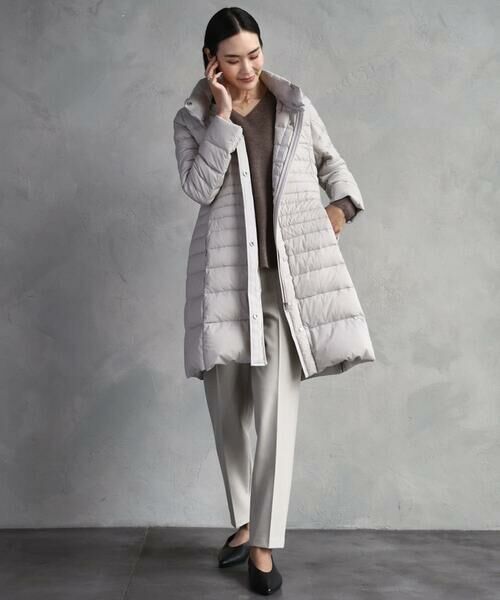 Maison de CINQ / メゾン ドゥ サンク その他アウター | [小さいサイズ][定番人気]2WAYストレッチダウンミドルコート | 詳細23