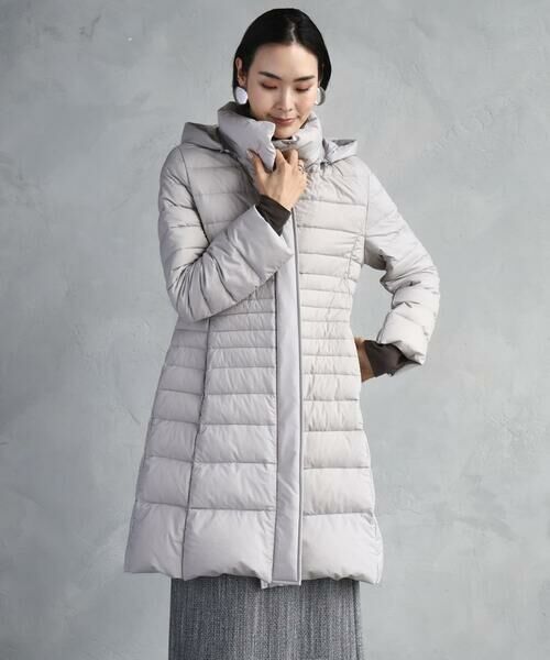 Maison de CINQ / メゾン ドゥ サンク その他アウター | [小さいサイズ][定番人気]2WAYストレッチダウンミドルコート | 詳細3