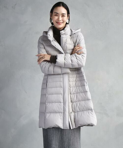 Maison de CINQ / メゾン ドゥ サンク その他アウター | [小さいサイズ][定番人気]2WAYストレッチダウンミドルコート | 詳細4