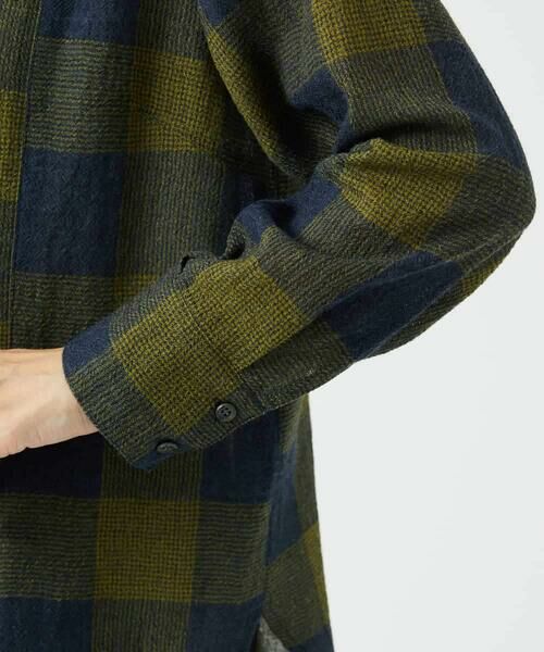 Maison de CINQ / メゾン ドゥ サンク シャツ・ブラウス | [日本製]リファインガーゼブロックチェックブラウス | 詳細10