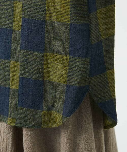 Maison de CINQ / メゾン ドゥ サンク シャツ・ブラウス | [日本製]リファインガーゼブロックチェックブラウス | 詳細11