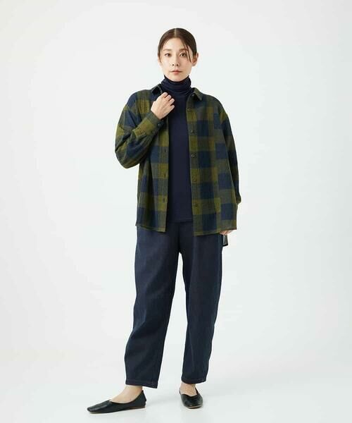 Maison de CINQ / メゾン ドゥ サンク シャツ・ブラウス | [日本製]リファインガーゼブロックチェックブラウス | 詳細16