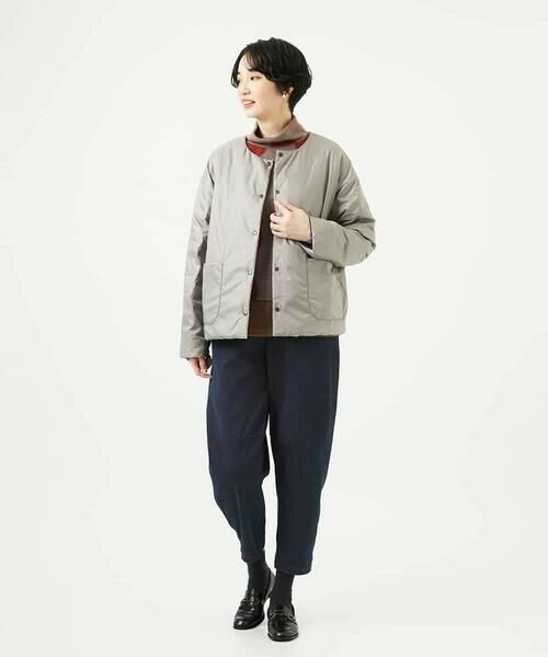 Maison de CINQ / メゾン ドゥ サンク ダウンジャケット・ベスト | ソフトタフタリバーシブルダウン　 | 詳細1