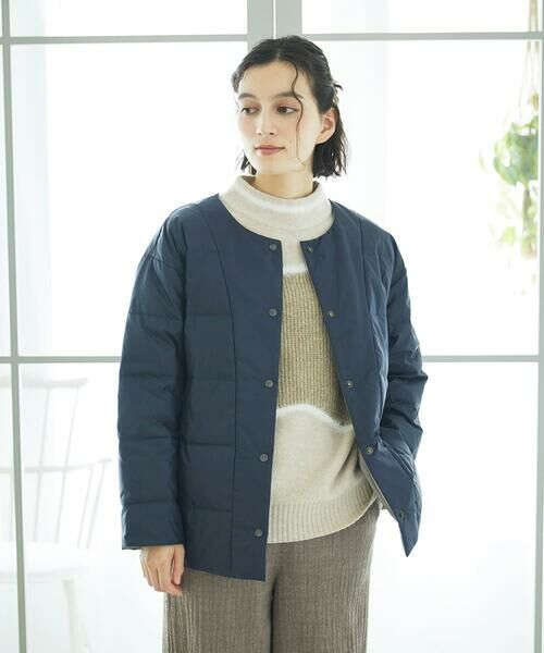 Maison de CINQ / メゾン ドゥ サンク ダウンジャケット・ベスト | ソフトタフタリバーシブルダウン　 | 詳細11