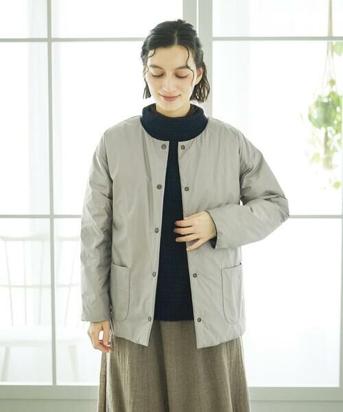 Maison de CINQ / メゾン ドゥ サンク ダウンジャケット・ベスト | ソフトタフタリバーシブルダウン　 | 詳細13