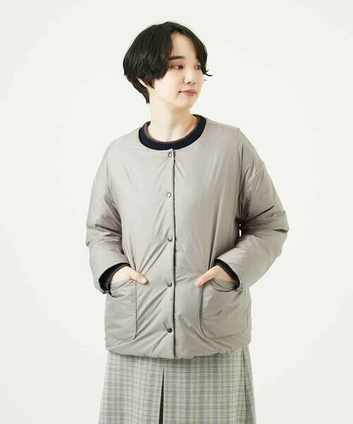 Maison de CINQ / メゾン ドゥ サンク ダウンジャケット・ベスト | ソフトタフタリバーシブルダウン　 | 詳細17