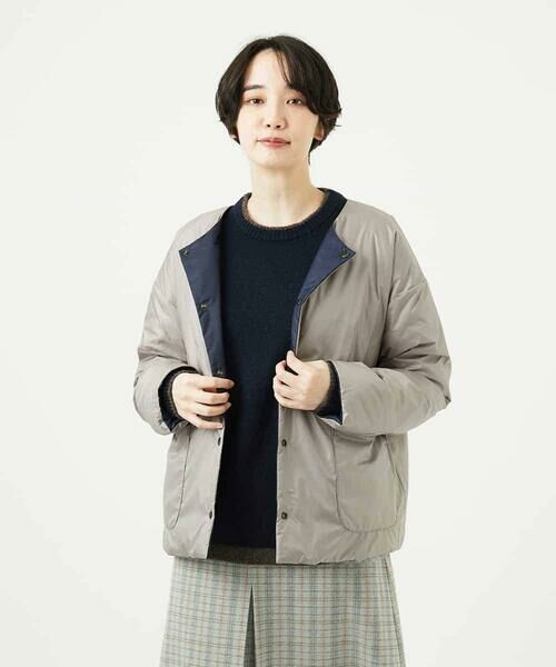 Maison de CINQ / メゾン ドゥ サンク ダウンジャケット・ベスト | ソフトタフタリバーシブルダウン　 | 詳細18