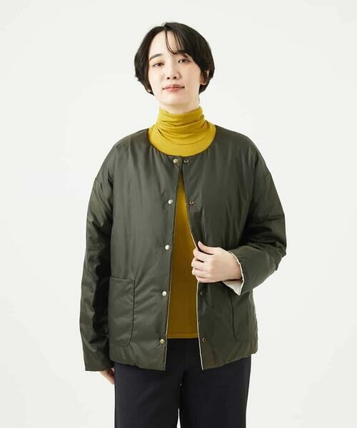 Maison de CINQ / メゾン ドゥ サンク ダウンジャケット・ベスト | ソフトタフタリバーシブルダウン　 | 詳細21