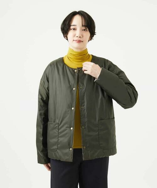 Maison de CINQ / メゾン ドゥ サンク ダウンジャケット・ベスト | ソフトタフタリバーシブルダウン　 | 詳細22